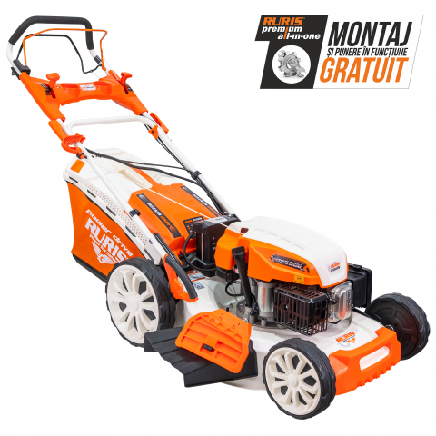 Masini de tuns gazon - Mașină de tuns gazon RURIS RX500S 5.7 CP, 53 cm, autopropulsie