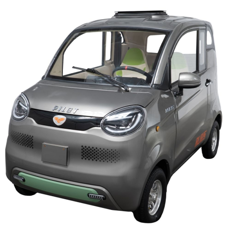 Masini electrice fara permis - Mașină electrică RURIS PILOT GT500G Gri, 2000W, baterie 72V 58Ah, autonomie până la 70 km, 2 locuri