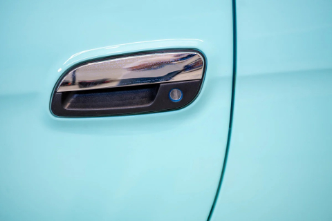 Masina electrica fara permis BLADE CITY Plus Verde-Alb cu aer conditionat [5]