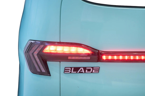 Masina electrica fara permis BLADE CITY Plus Verde-Alb cu aer conditionat [6]