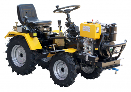 Mini tractor ProGARDEN Campo T12 4560000062 4x4, 12CP, diesel, ridicare hidraulica fata si spate, transmisie sincronizata