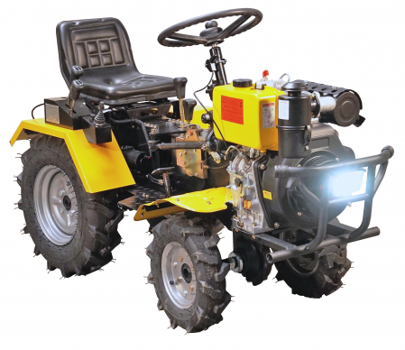 Motosape si motocultoare - Mini tractor ProGARDEN Campo T12609 4560FS12609 4x4, 12CP, diesel, ridicare hidraulica fata/spate