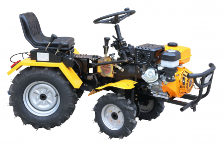 Motosape si motocultoare - Mini tractor ProGARDEN Campo T18618 45600S18618 4x4, 18CP, benzina, ridicare hidraulica spate