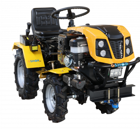 Mini tractor ProGARDEN Campo T18 4560000064 4x4, 18CP, benzina, ridicare hidraulica fata si spate, transmisie sincronizata, capota cu 4 faruri [0]