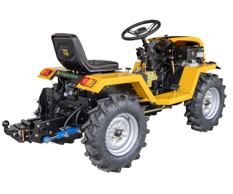 Minitractor articulat 4x4 ProGARDEN Campo T18 V27, motor Loncin 18 CP, pompă ulei, hidraulică față-spate [1]