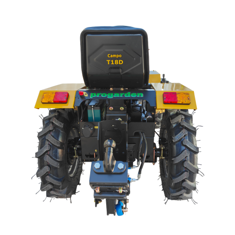 Minitractor articulat 4x4 ProGARDEN Campo T18D V27 Diesel, hidraulică față-spate, roți 6.00-12 [3]