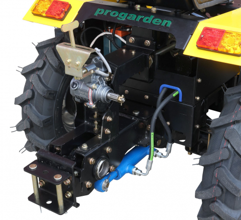 Minitractor ProGARDEN Campo T18 G2 4560000078 4x4, 18CP, benzina, hidraulica fata-spate, roti 6.00-12 [4]