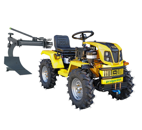 Minitractor ProGARDEN Campo T18 V25.1 4x4, 18CP, benzina, hidraulica fata-spate, roti 6.00-12 cu  plug  reglabil [0]