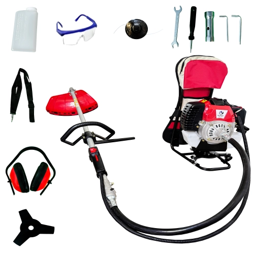 Motocoase si trimmere - Motocositoare Benzină cu Rucsac, 6 Accesorii, 52CC - HEIMDALL HM-0756B