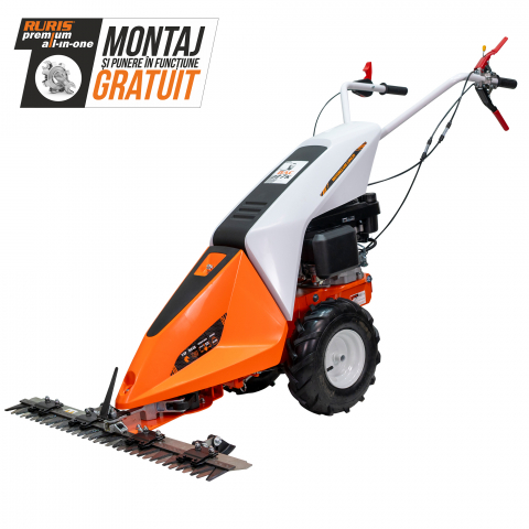 Utilaje agricole - Motocositoare cu bara autopropulsata  RURIS DAC 777K  5CP, benzina 4T  87cm