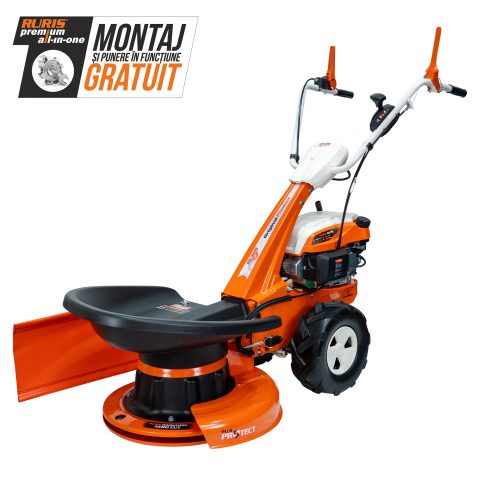 Utilaje agricole - Motocositoare cu tambur  RURIS 877K  5.7CP, benzina 4T  57cm