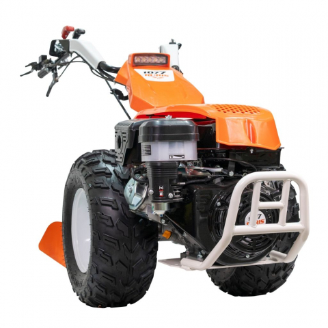 Motocultivator RURIS 1077CSP 16CP, benzina, pornire electrica, 3+2 viteze, diferential + lama de cosit CX77 + freza de sapat SX77 + plug PX77 [11]