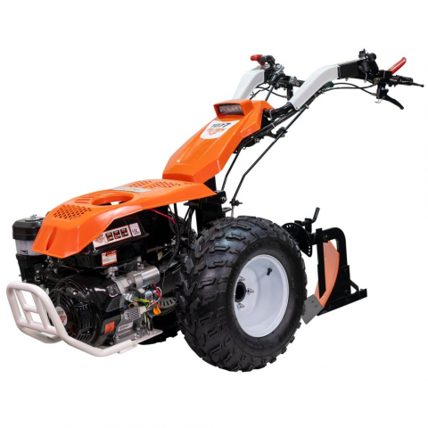 Motocultivator RURIS 1077CSP 16CP, benzina, pornire electrica, 3+2 viteze, diferential + lama de cosit CX77 + freza de sapat SX77 + plug PX77 [1]
