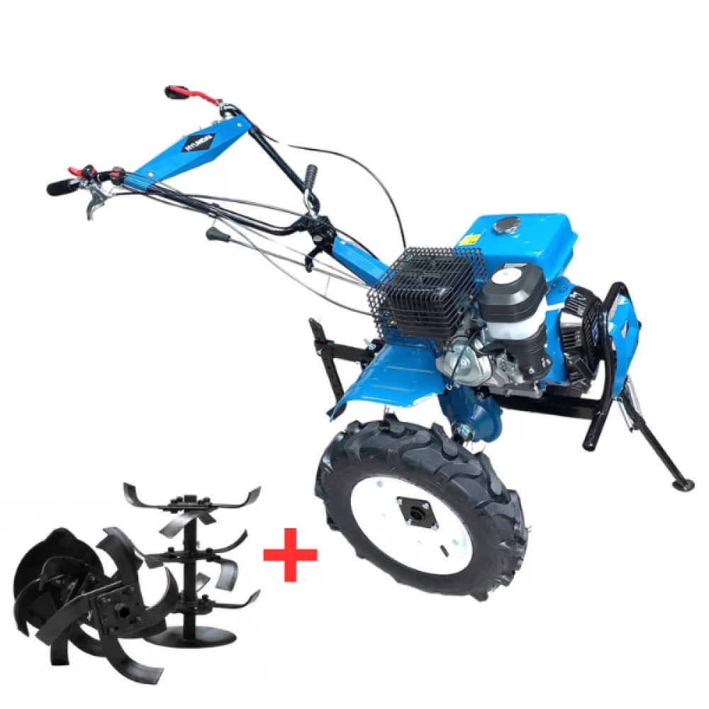 Motosape si motocultoare - Motocultor Hyundai HY-MC105, 14 CP, benzina, 2+1 trepte, transmisie pinioane