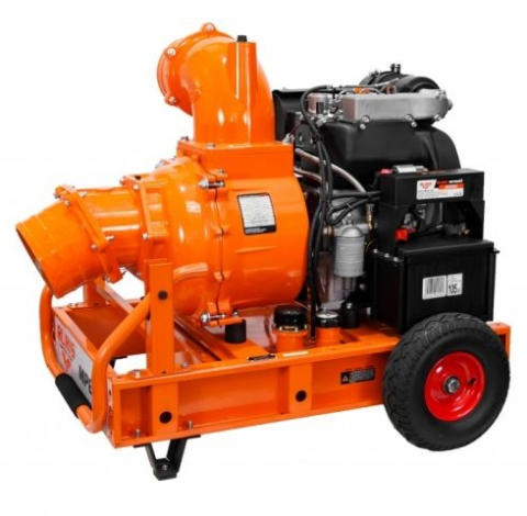 Curte, gradina, microferme - Motopompa diesel RURIS MP800, 19 CP, 230 m³/h, 8", pornire electrica, pentru irigatii si desecari