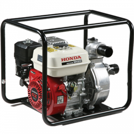 Motopompe - Motopompa de presiune Honda WH20XT4 EFX, cu cadru, 2 toli, 450 l/min, motor benzina Honda GX160
