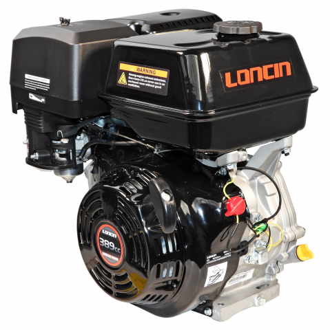 Scule electrice si unelte - Loncin G390F - Motor benzina 13CP, 389cc, 1C 4T OHV, ax pana