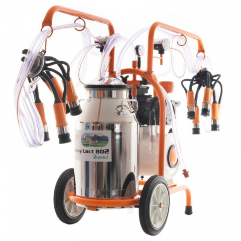 Mulgatoare RURIS Fagaras Lact 802 550 W, 2 posturi, bidon 40l aluminiu [1]