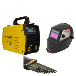 Pachet aparat de sudura Proweld MMA-1600LCD + Masca de sudura cu reglaj automat Almaz BY350E-ROSE + 1Kg Electrozi rutilici Proweld 2.5mm [0]