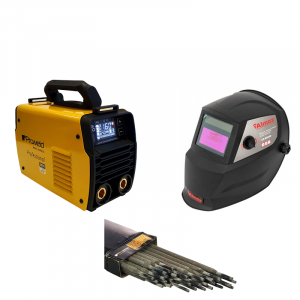 Pachet aparat de sudura Proweld MMA-160LCD + Masca de sudura cu reglaj automat Almaz BY350E-ROSE + 5Kg Electrozi rutilici Proweld 2.5 mm E6013 [0]