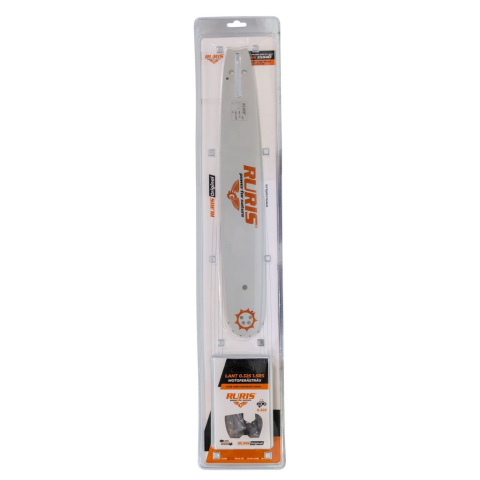 Curte, gradina, microferme - Pachet lama si lant drujba RURIS 35040 - sina 40 cm + lant 0.325” compatibil RURIS 367, RM450, DAC 456RS