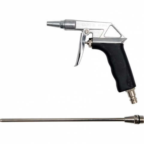 Accesorii compresoare - Pistol pentru suflat YATO YT-2373 cu tija lunga 215 mm