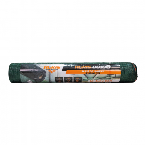Plasa de umbrire, mascare gard - Plasă de umbrire RURIS 80100 80% grad de umbrire, protectie UV, 2m x 50m