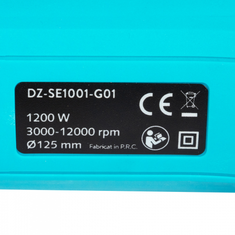 Polizor unghiular Detoolz, 1200W, 125mm diametru disc, cu variator de turatie [2]
