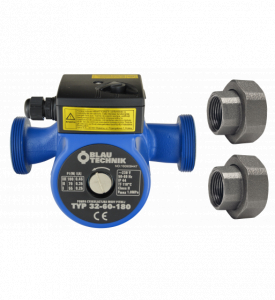 Pompe de apa - Pompa circulatie apa potabila BlauTechnik 32-60/180, racorduri incluse