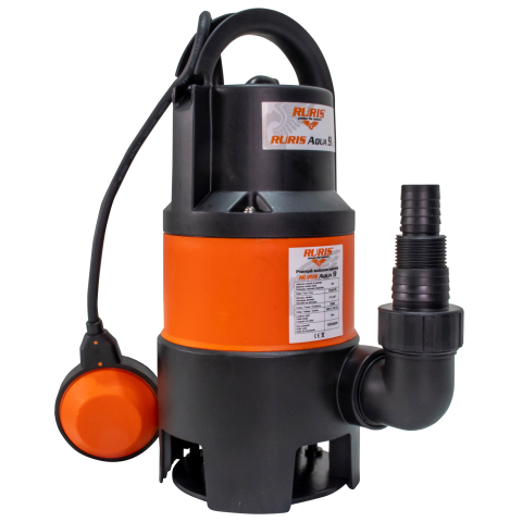 Pompe submersibile - Pompa submersibila pentru apa murdara RURIS Aqua 9, 750W, 12.5 m³/h, flotor automat
