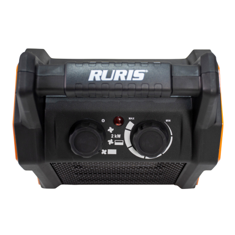 Aeroterma electrica RURIS Vulcano 200S, 2000 W, 3 trepte, 230V [2]