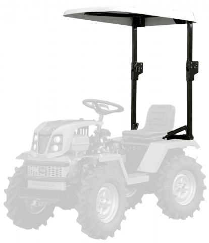 ProGARDEN Acoperis ploaie/soare si anti roll bar pentru minitractor Campo T12/T18 G2 si G2.1 [1]