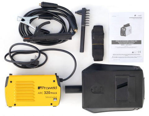 ProWELD ARC 320 Puls digital, electrozi 1.6-3.2 mm, MMA+Puls, Lift TIG+Puls, Arc Force, Hot Start, Anti-Stick, VRD [1]