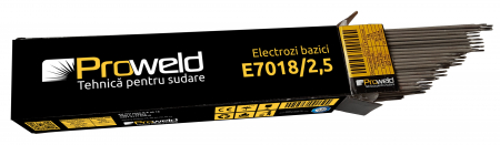 Electrozi si sarma pentru sudura - ProWELD E7018 electrozi bazici 2.5mm, 5kg