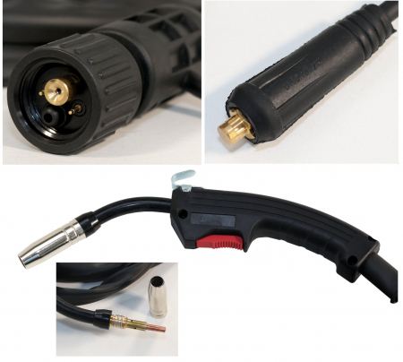 ProWELD MTS-801 Pistolet cu mufa, 1.8m pentru Flux1032e [1]