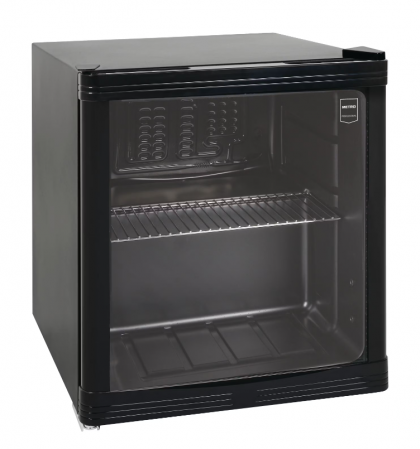 Racitor Bauturi , Metro Professional GPC1046 , 46L volum, Usa de sticla, Negru, Iluminare led, raft inox [1]