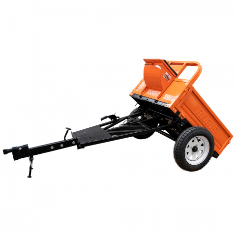 Remorca Ruris 450S 450kg basculabila, sistem franare, dimensiune bena 1000x1000x3000 mm [1]