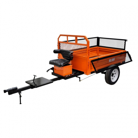 Utilaje agricole - Remorca Ruris 750S 750kg basculabila, sistem franare, dimensiune bena 1600x1000x550 mm