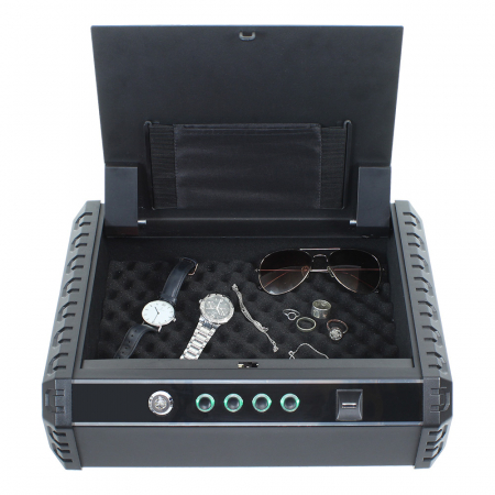 Rottner Casetă Pistol Gunmaster XL Încuietoare Biometrică Negru [3]
