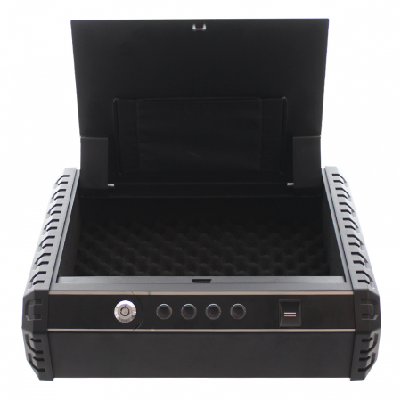 Rottner Casetă Pistol Gunmaster XL Încuietoare Biometrică Negru [1]