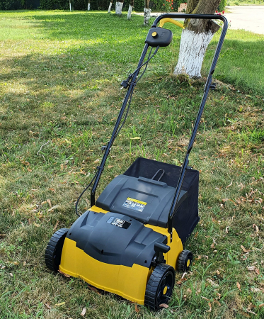 Scarificator aerator gazon Texas MPC 1400 480090063153  2-in-1, motor electric 1400W, sac 35 litri, latime lucru 32cm, reglaj central [5]