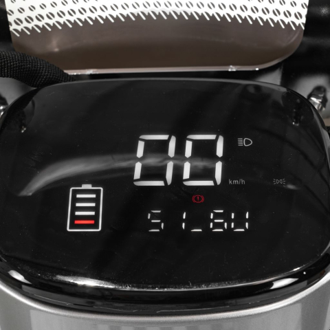 Scuter electric retro RURIS PILOT SX790 GOLD, 800W, autonomie pana la 70 km, 2 locuri [9]