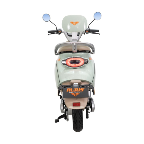 Scuter electric retro RURIS PILOT SX790 VERDE RETRO, 800W, autonomie pana la 70 km, 2 locuri [13]
