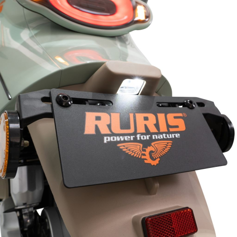 Scuter electric retro RURIS PILOT SX790 VERDE RETRO, 800W, autonomie pana la 70 km, 2 locuri [11]