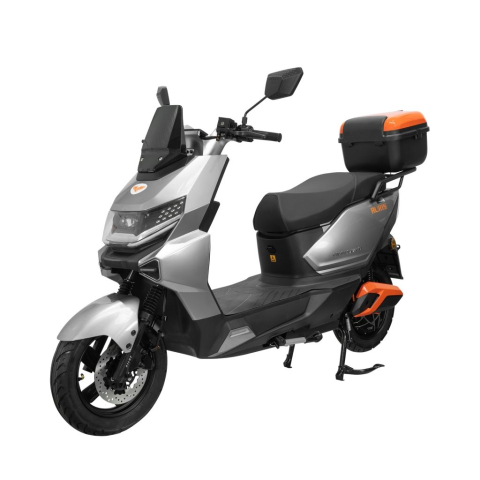 Scutere electrice - Scuter electric RURIS PILOT SX720G Gri, 2500W, baterie 72V 32Ah, autonomie până la 92 km, topcase inclus