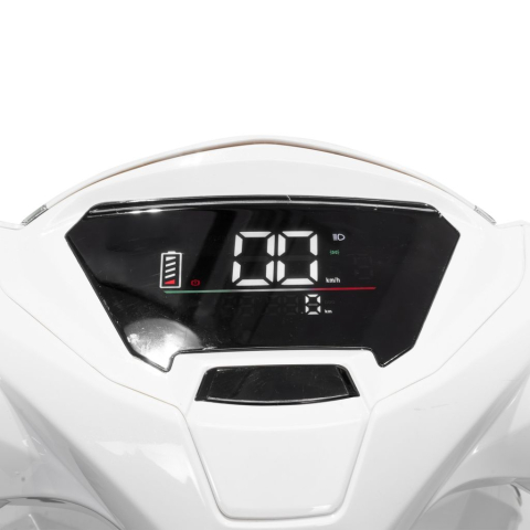 Scuter electric RURIS PILOT SX730A Alb, 2500W, autonomie până la 56 km, topcase inclus [6]