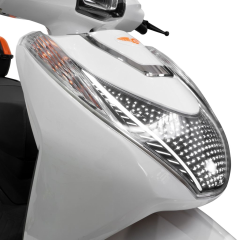 Scuter electric RURIS PILOT SX730A Alb, 2500W, autonomie până la 56 km, topcase inclus [4]