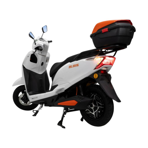 Scuter electric RURIS PILOT SX730A Alb, 2500W, autonomie până la 56 km, topcase inclus [12]