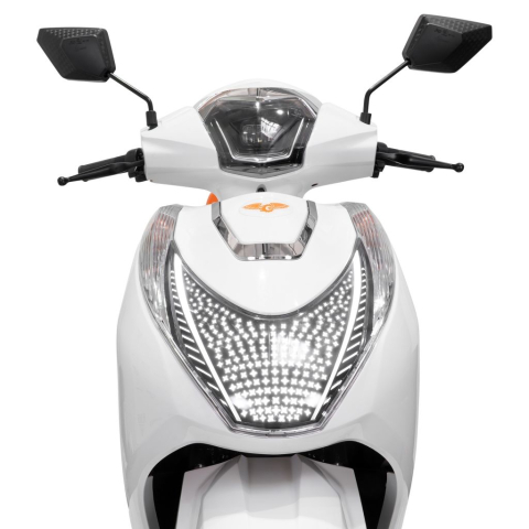 Scuter electric RURIS PILOT SX730A Alb, 2500W, autonomie până la 56 km, topcase inclus [5]