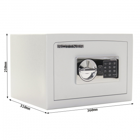 Seif Antiefracție Rottner FIFTY T06375 EN1 Încuietoare Electronică Gri Deschis [3]